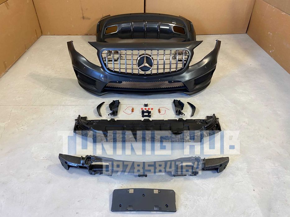 обвес mercedes GLA-Class X156 13-19 AMG45 комплект мерседес амг гла