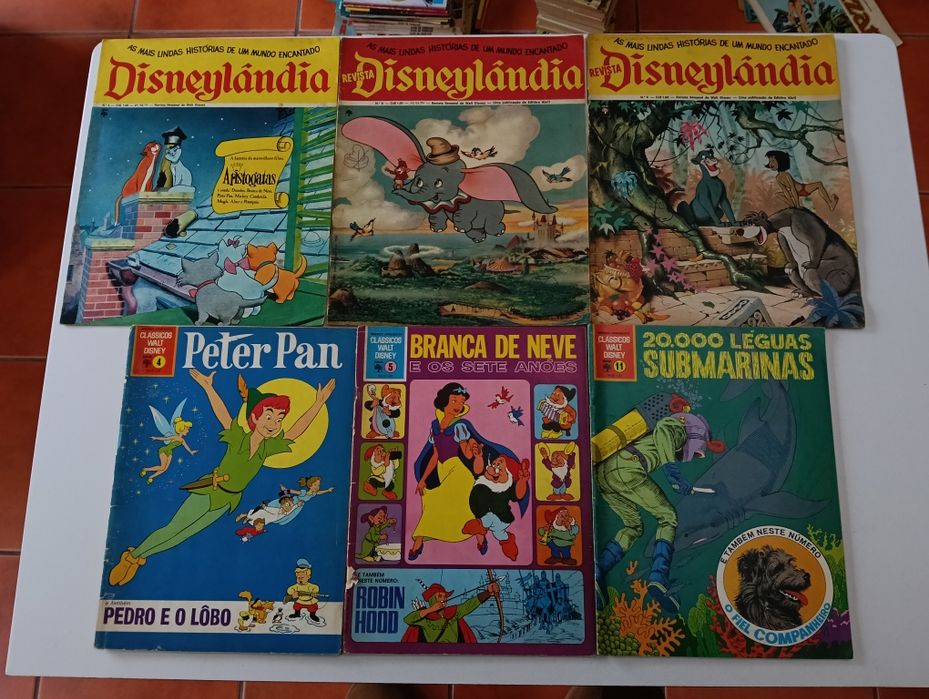 23 Albuns Mickey, Donald, Basílio, Os Cinco, etc