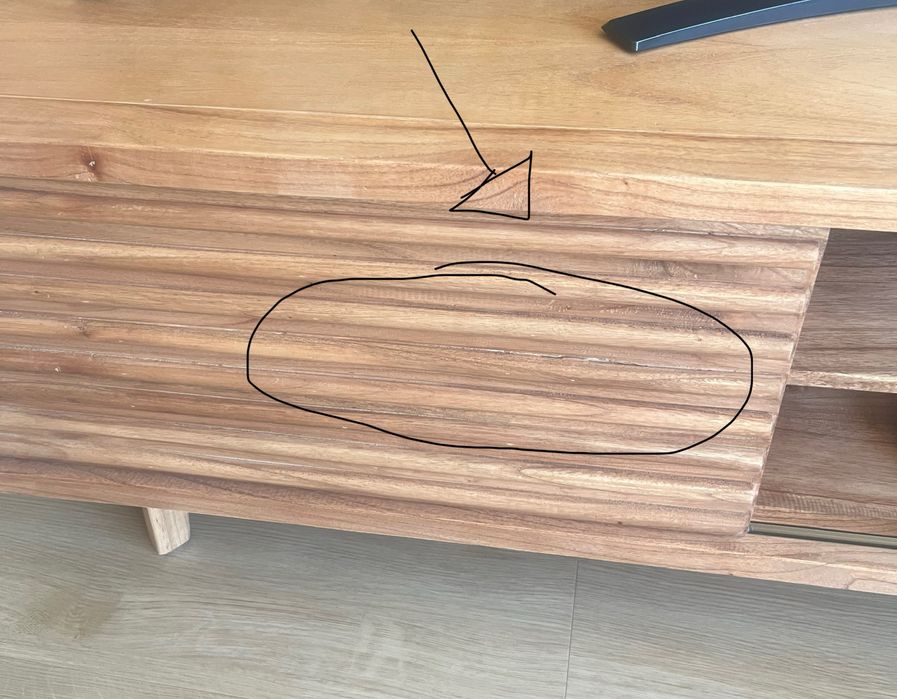 Móvel de TV de madeira - SKLUM - Como novo