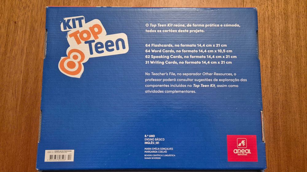 Vendo Pasta de Materiais Speaking & Writing KIT TOP TEEN 8 - NOVA !