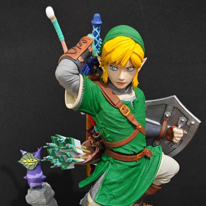 Diorama do link do zelda