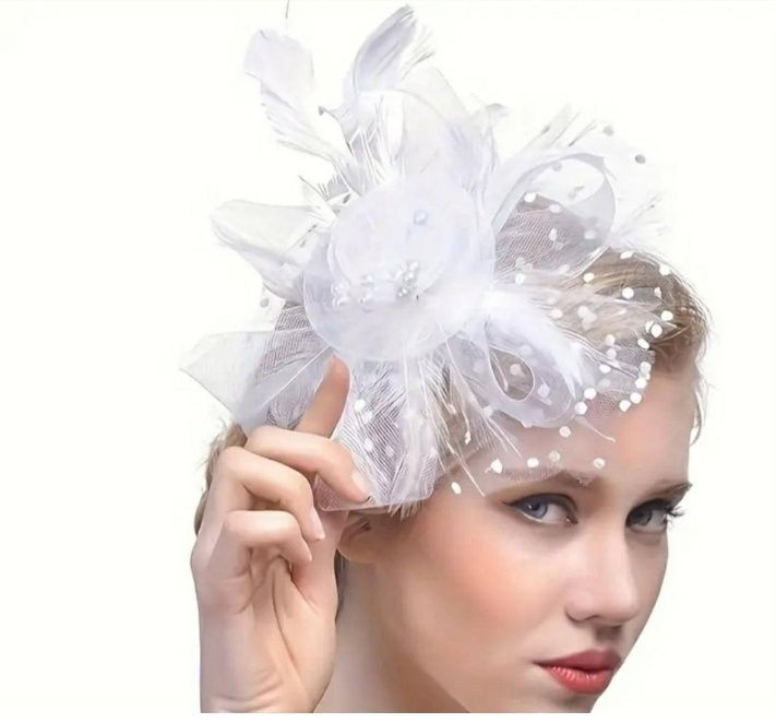 Заколка у волосся, вуалька