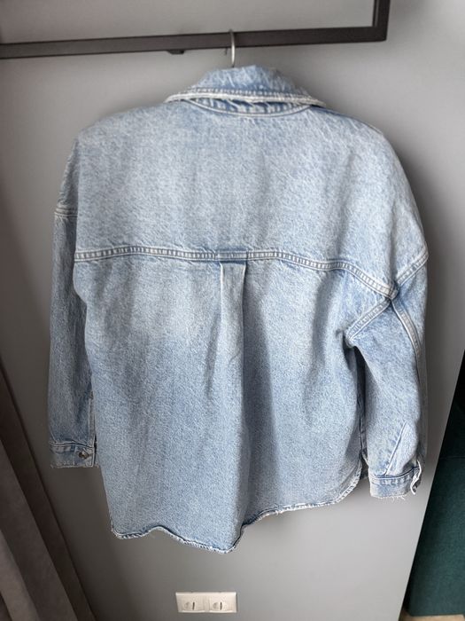 Джинсова сорочка куртка zara
