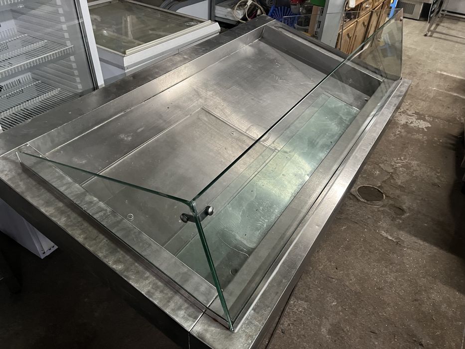 Expositor em inox para Peixe 2.00mt x 1.00mt