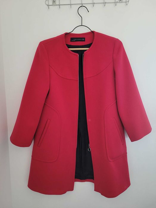Пальто жіноче Zara з круглим коміром розмір XS (42)