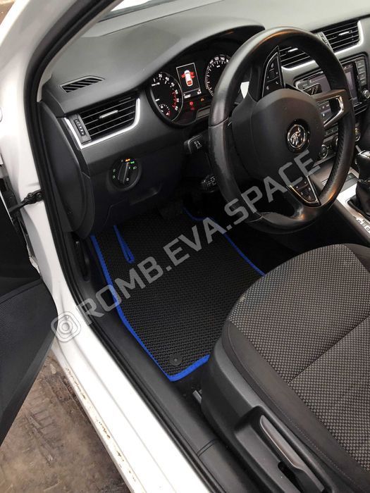 EVA килимки Шкода Октавія А 4 5 6 7 Тур Фабія 1 2 3 СуперБ ЕВА авто коврики в салон