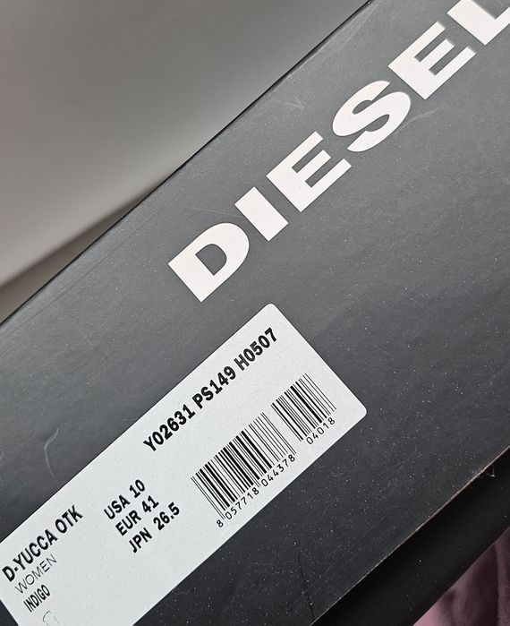Diesel luksusowe muszkieterki kozaki  dzins roz 41