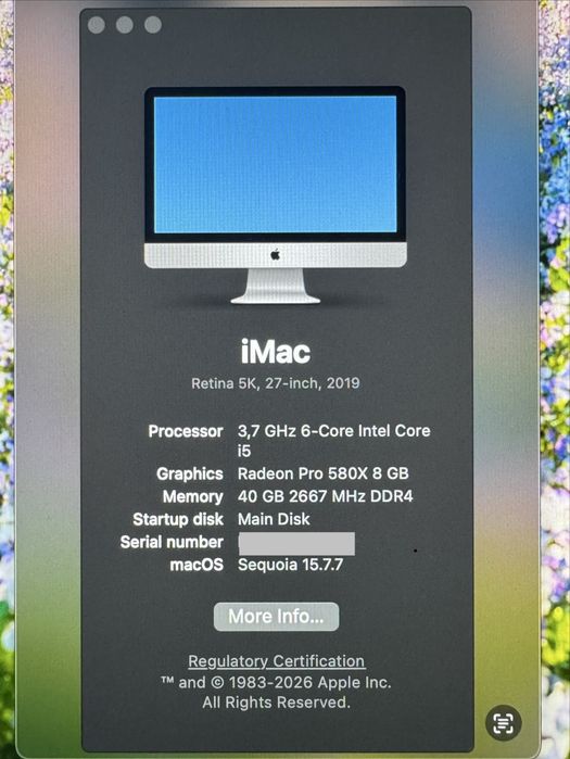 iMac 27” Retina 5K