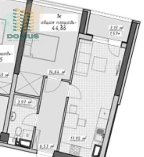 1-комнатная квартира по адресу Куликово поле пл. (площадь 44,9 м²) - Atlanta.ua - фото 4