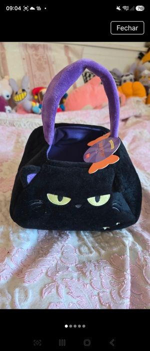 Cesta gato legami halloween
