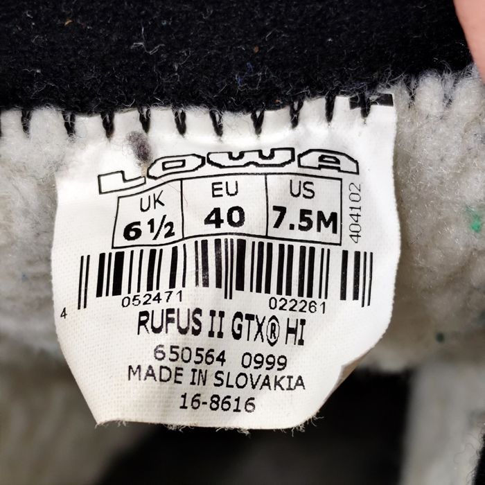 черевики Lowa Rufus II GTX 40р/25.5см