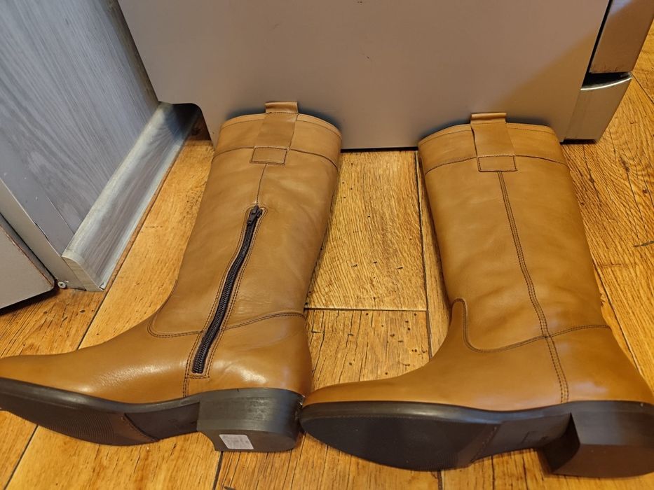 Kozaki skórzane Nowe