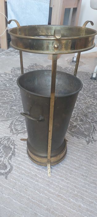 Parasolnik mosiężny stojak na parasole