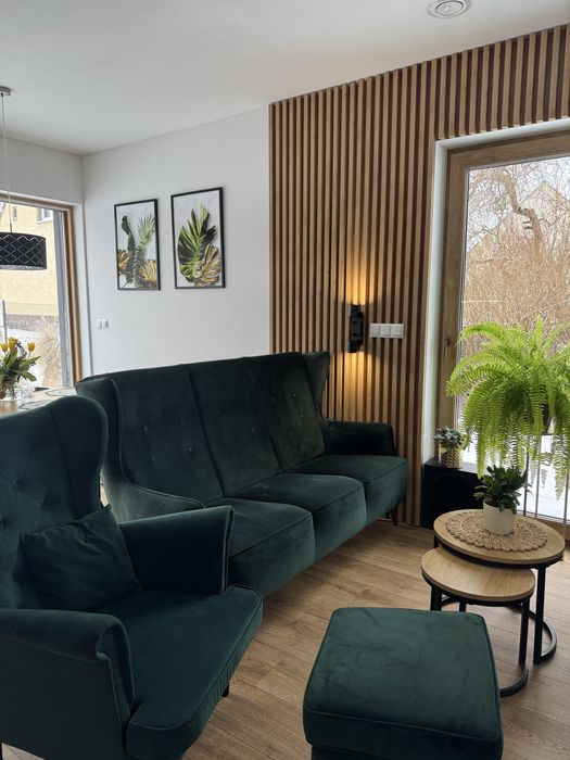 Zestaw wypoczynkowy butelkowa zieleń