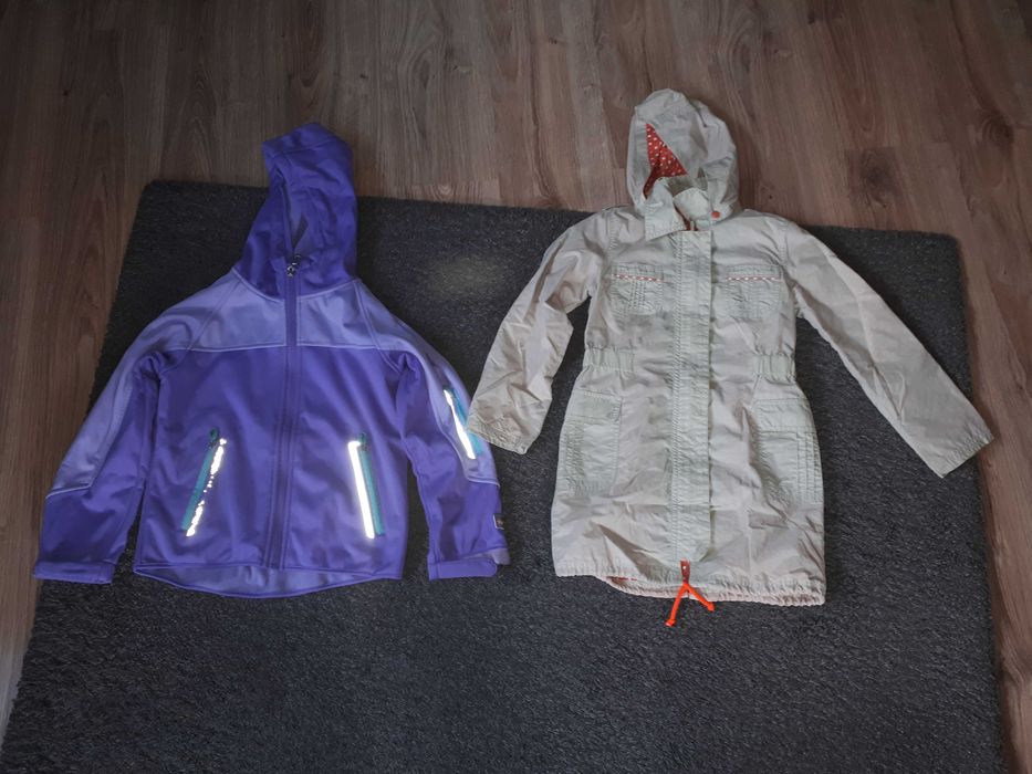 kurtki dla dziewczynki rozmiar 134