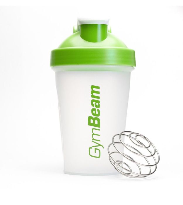 Шейкер blend bottle прозоро-зелений 400мл - gymbeam