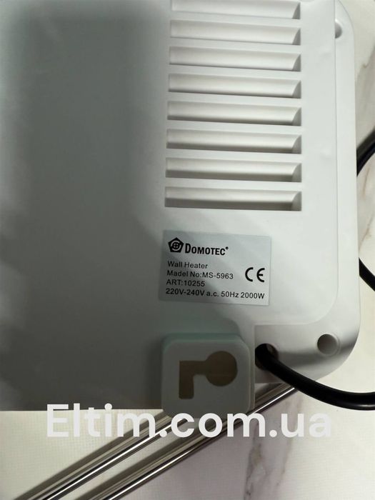 Настінний обігрівач Domotec MS-5963 2000Вт з пультом дуйка дуйчик