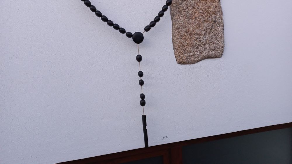 Rosario/terço em pau santo