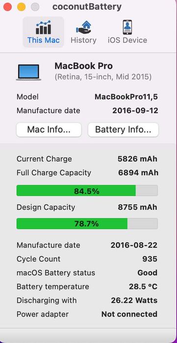 MacBook Pro Retina 15''