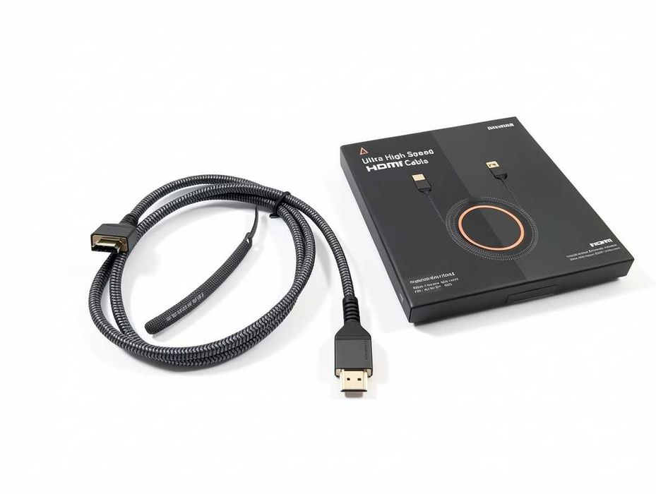 S194 Kabel Przewód Maxonar Ultra High Speed HDMI 2.1 8K 60Hz 4K 120Hz 48Gbps Dynamic HDR eARC VRR W Oplocie Do Konsoli PS5 Xbox PC TV