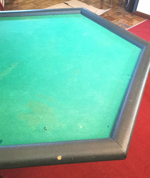 Mesa de jogo exagunal 6 lugares