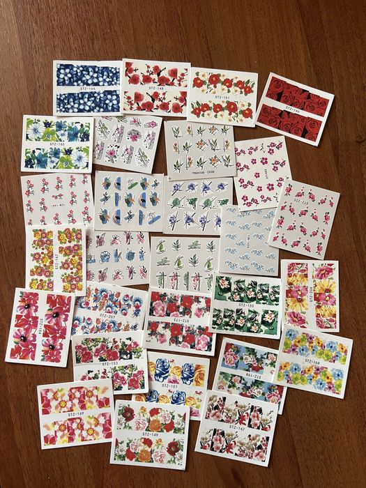 Наклейки для манікюру, манікюр , педикюр, дизайн на нігті, слайдери