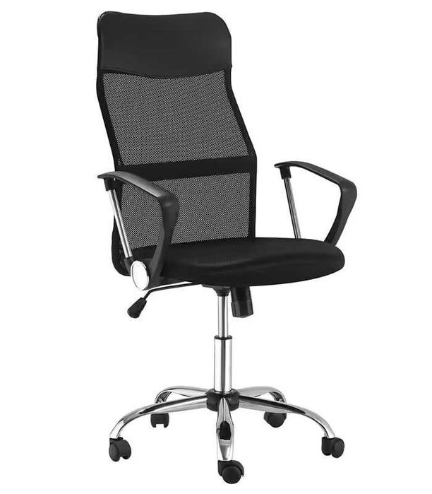 Fotel Biurowy Ergonomiczny Materiałowy Obrotowe Regulowane
