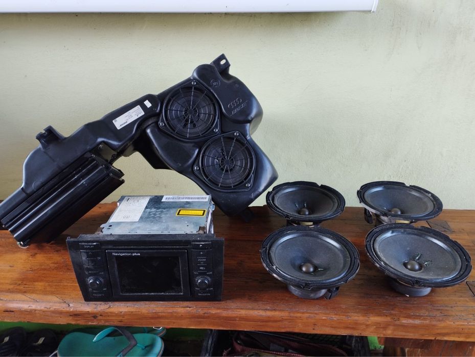 Динамики Ауди А6С5 BOSE, RNS-E, concert blaupunkt