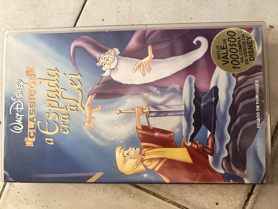 VHS variados para crianças