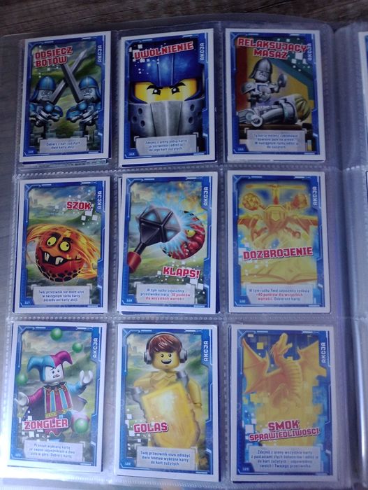 Nexo knights. Album z kartami. 104 karty, TCG seria 1