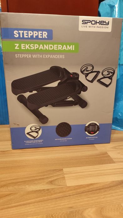 NOWY Stepper z ekspanderami Spokey