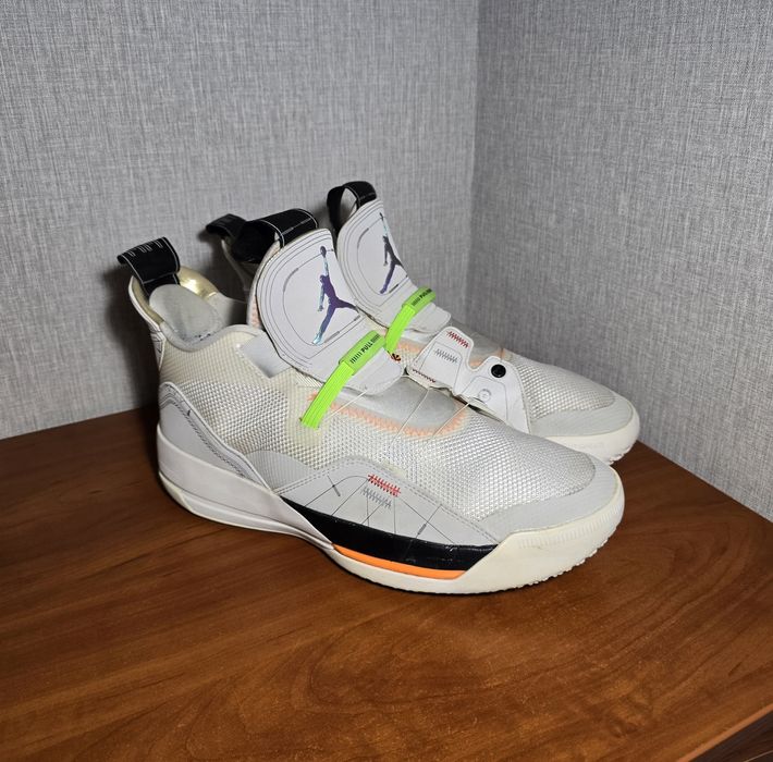 Мужские кожаные кроссовки Nike Air Jordan. 45 р. стелька 29,5 см.