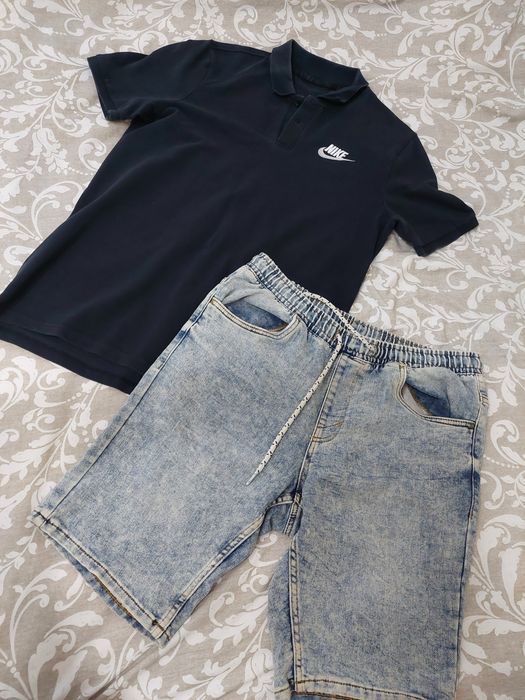 Komplet męski bluzka NIKE rozm. M/L i spodenki rozm. 34