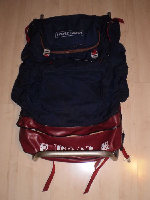 Plecak ze stelażem URAL BARDZO POJEMNY!! stan DOBRY+++TANIO!! OKAZJA!!