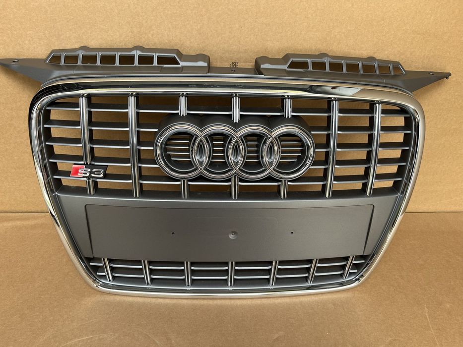 GRILL AUDI S3 II LIFT 2006-2008 ATRAPA ZDERZAKA NOWY ORYGINAŁ 8P0853651A