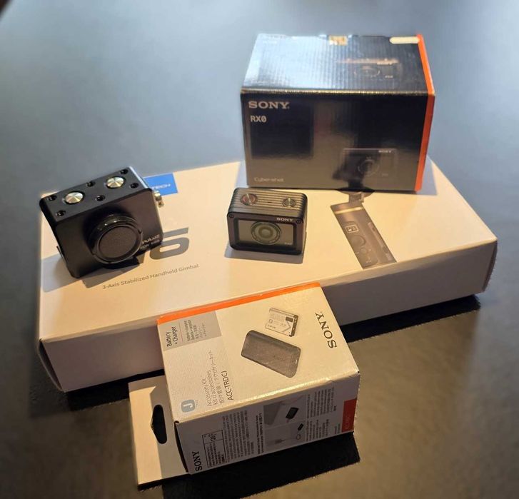 Sony RX0 + gimbal FEIUTECH G6 + klatka zestaw