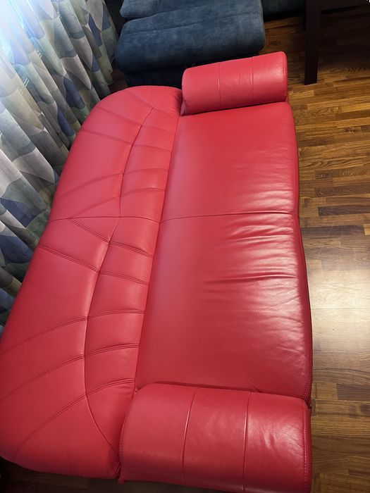 Диван з натур.шкіри