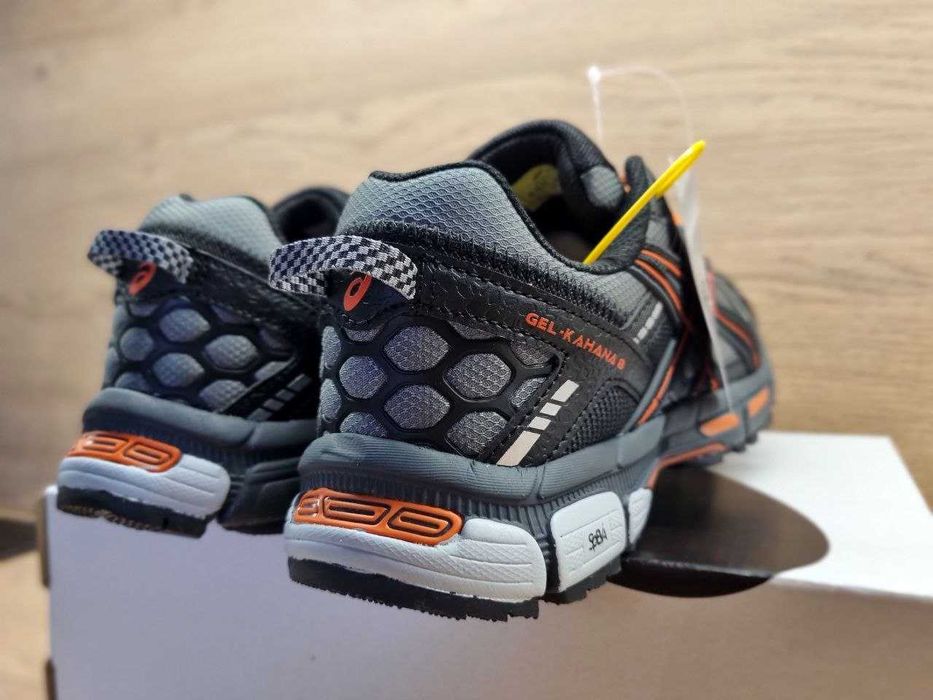 Знижка! Термо -21° Асікс Asics Gel-Kahana 8 Black Grey Orange Кросcовк