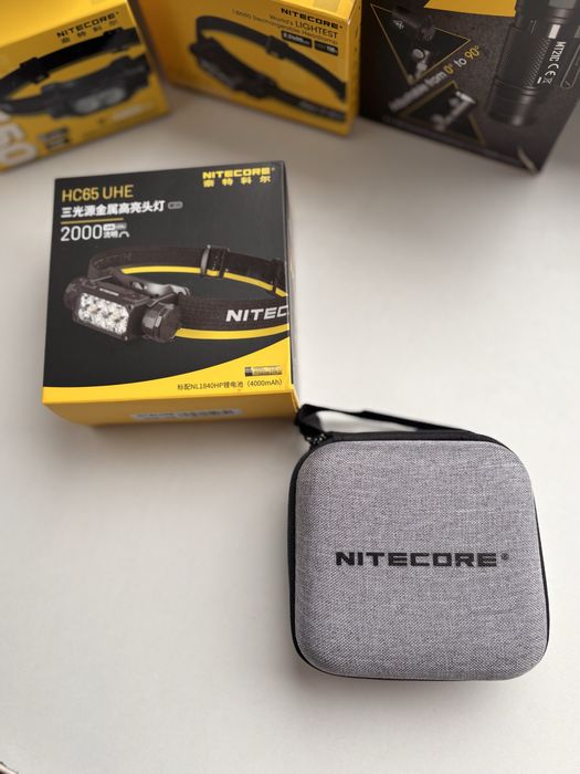 Налобний ліхтар Nitecore HC65 UHE