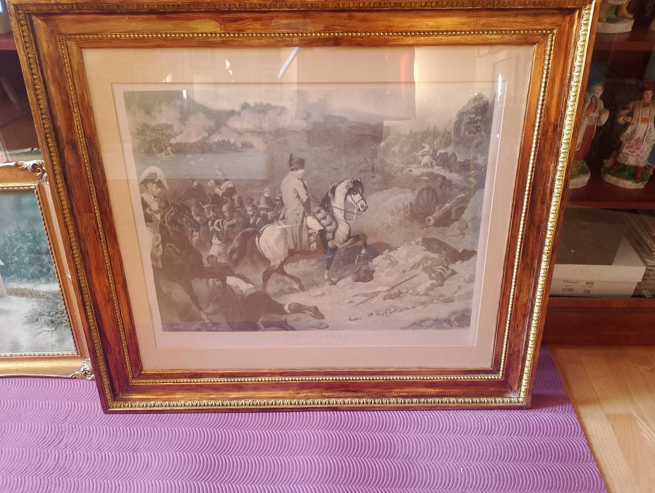 Grafika Napoleona na przełęczy Samosierra