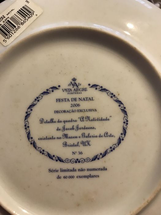 Pratos colecao exclusiva vista alegre