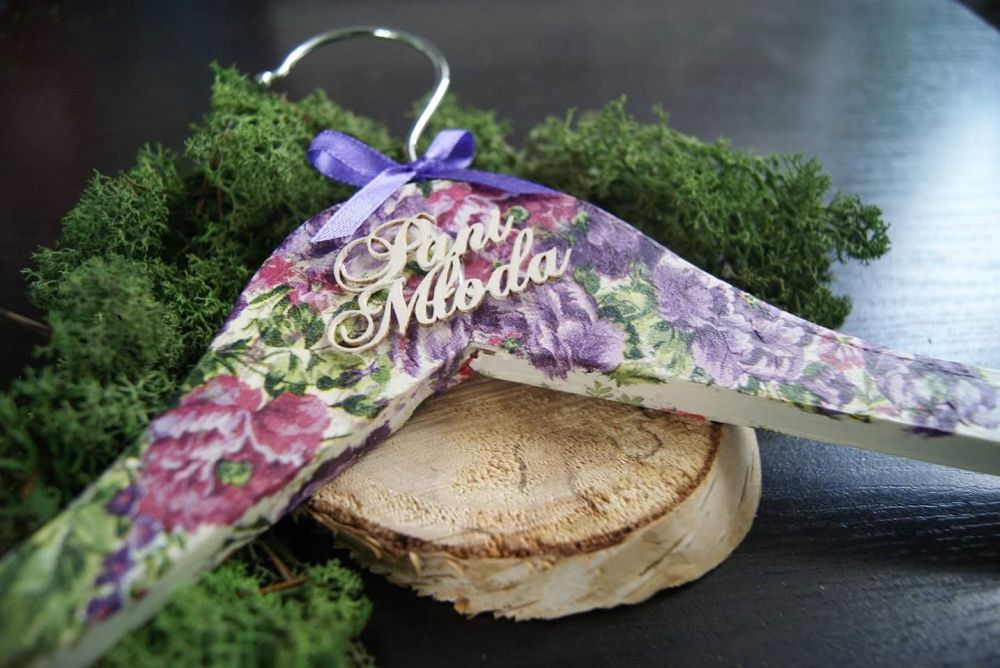 Wieszaki na ślub, Panna Młoda Pan Młody, pamiątka, prezent