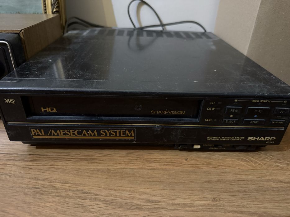 Sharp VC-6V3 magnetowid VHS retro vintage PAL/MESECAM – Made in Japan