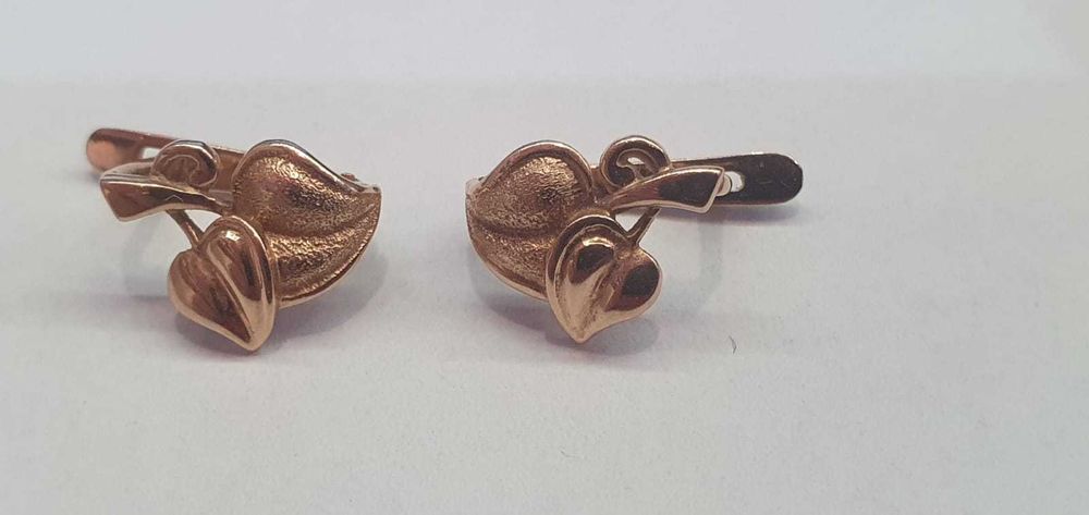 Kolczyki złote 14 k /585/ 3,29 g. - Madej Gorlice Mickiewicza -