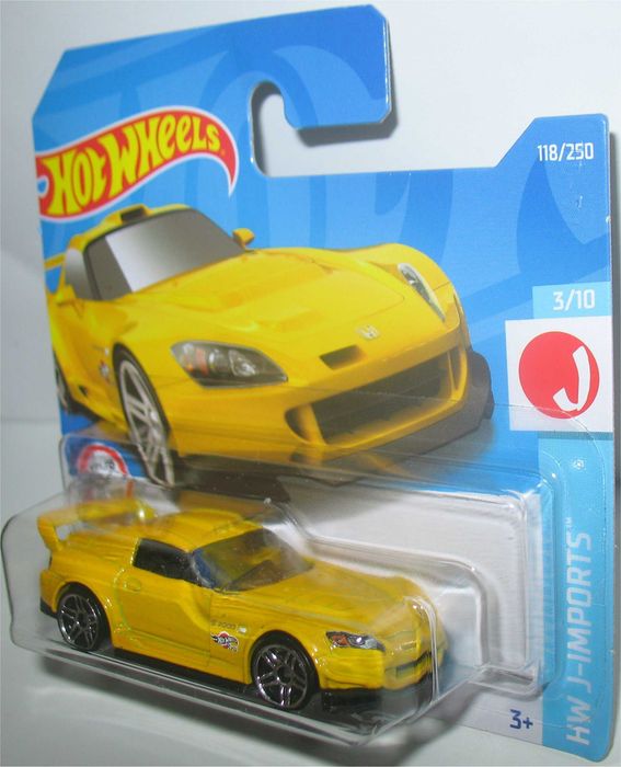 Hot Wheels - Honda S2 0 0 0 - amarelo (2022)