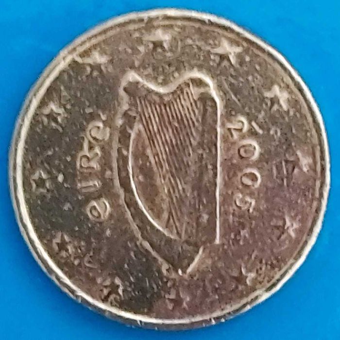 50 Cêntimos de 2005 da Irlanda