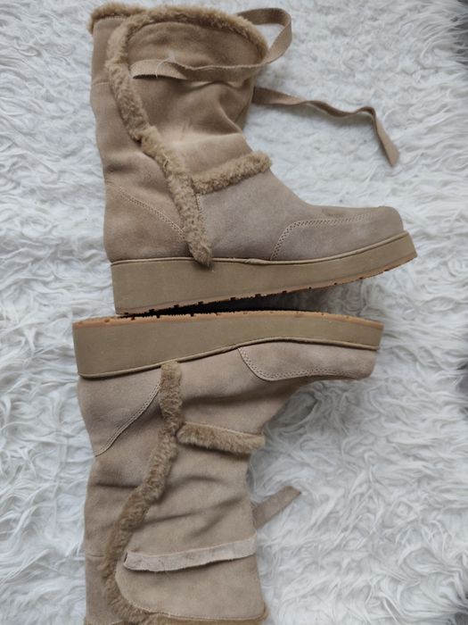 Emu  śniegowce ROXY *UGG  camel -SKÓRA 38.5