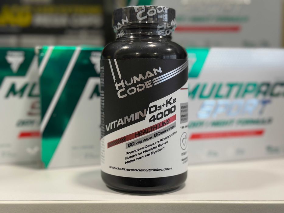 Witamina D3 i K2 Human Code Vitamin D3 4000 - 60 kapsułek
