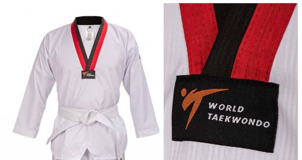 Добок кімано для тхеквандо Adidas

Це білий V-подібний добок для тхекв