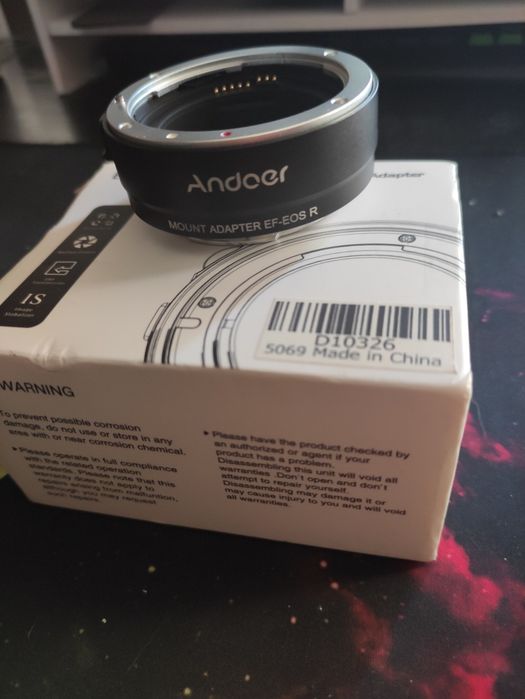 Adapter canon EF na RF Andoer AF